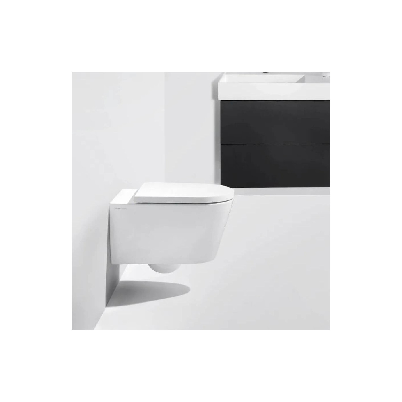 Miska WC Podwieszana Rimless Z Powłoką LCC 545x370 mm Kartell Biały H8203374000001 Laufen