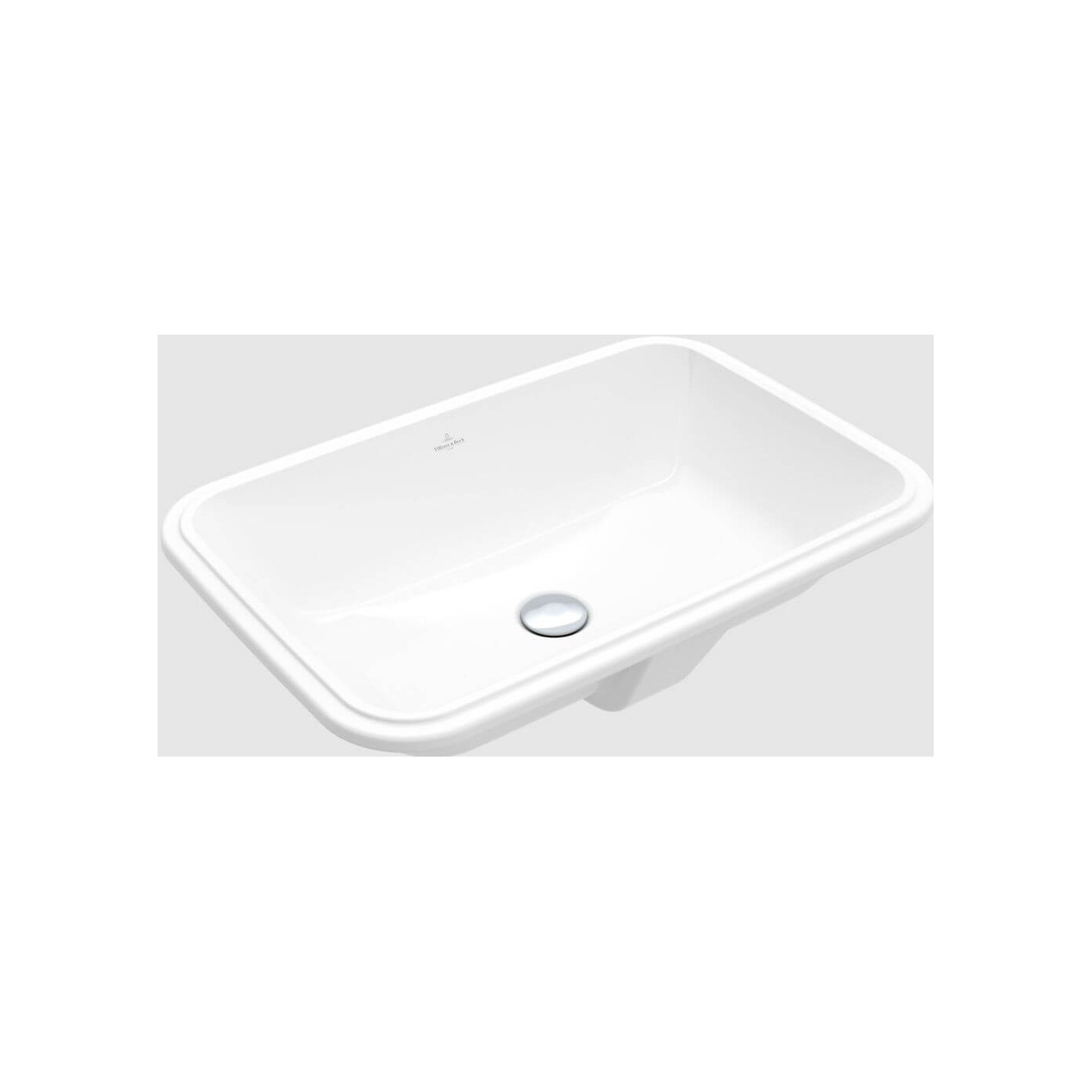 Umywalka Podblatowa Architectura Z Przelewem Z Powłoką CeramicPlus Weiss Alpin 5A7760R1 Villeroy&Boch