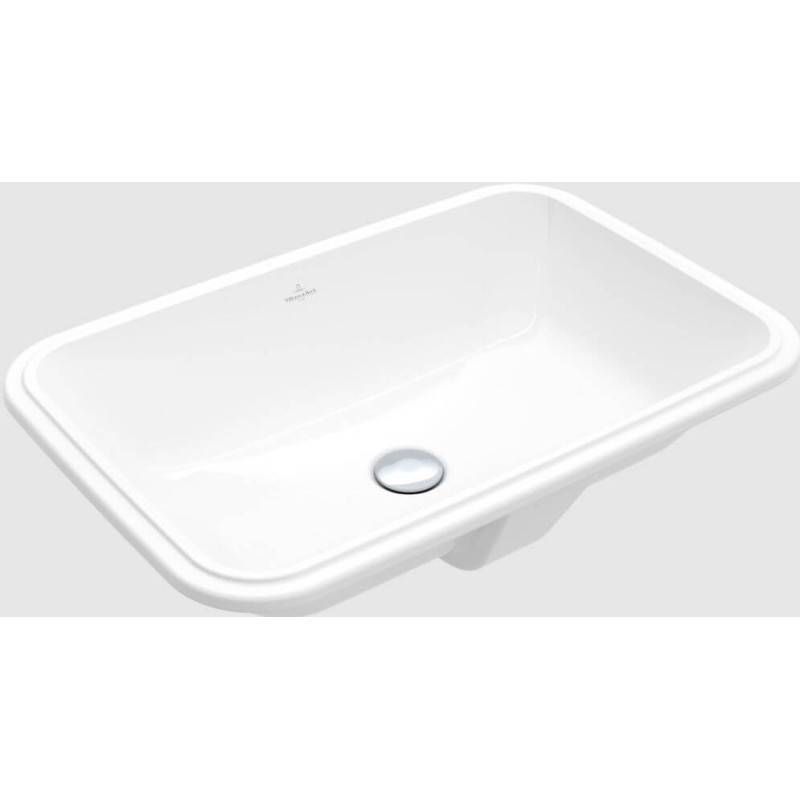 Umywalka Podblatowa Architectura Z Przelewem Z Powłoką CeramicPlus Weiss Alpin 5A7760R1 Villeroy&Boch