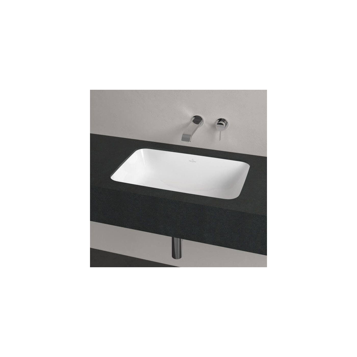 Umywalka Podblatowa Architectura Z Przelewem Z Powłoką CeramicPlus Weiss Alpin 5A7760R1 Villeroy&Boch