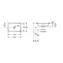 Umywalka Podblatowa Architectura Z Przelewem Z Powłoką CeramicPlus Weiss Alpin 5A7760R1 Villeroy&Boch