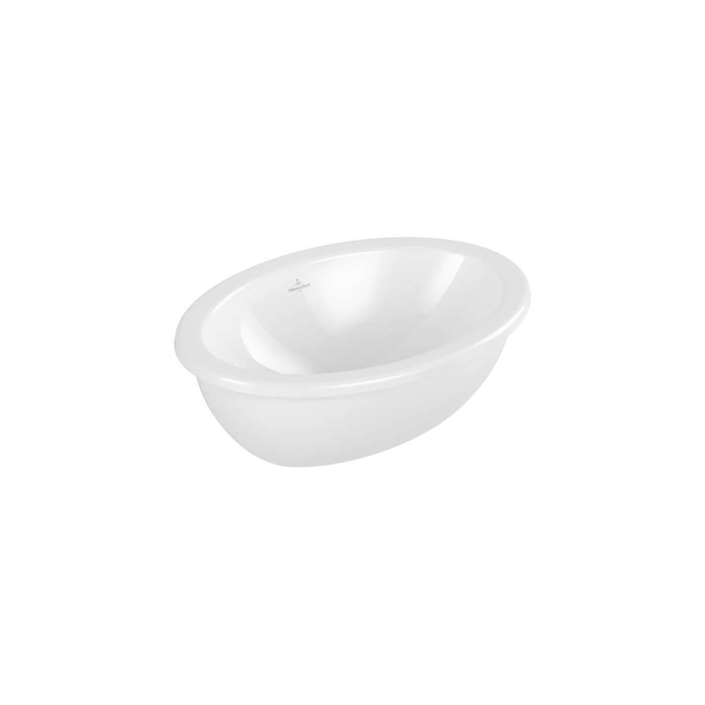 Umywalka Podblatowa Loop & Friends Z Przelewem Weiss Alpin 4A530001 Villeroy&Boch