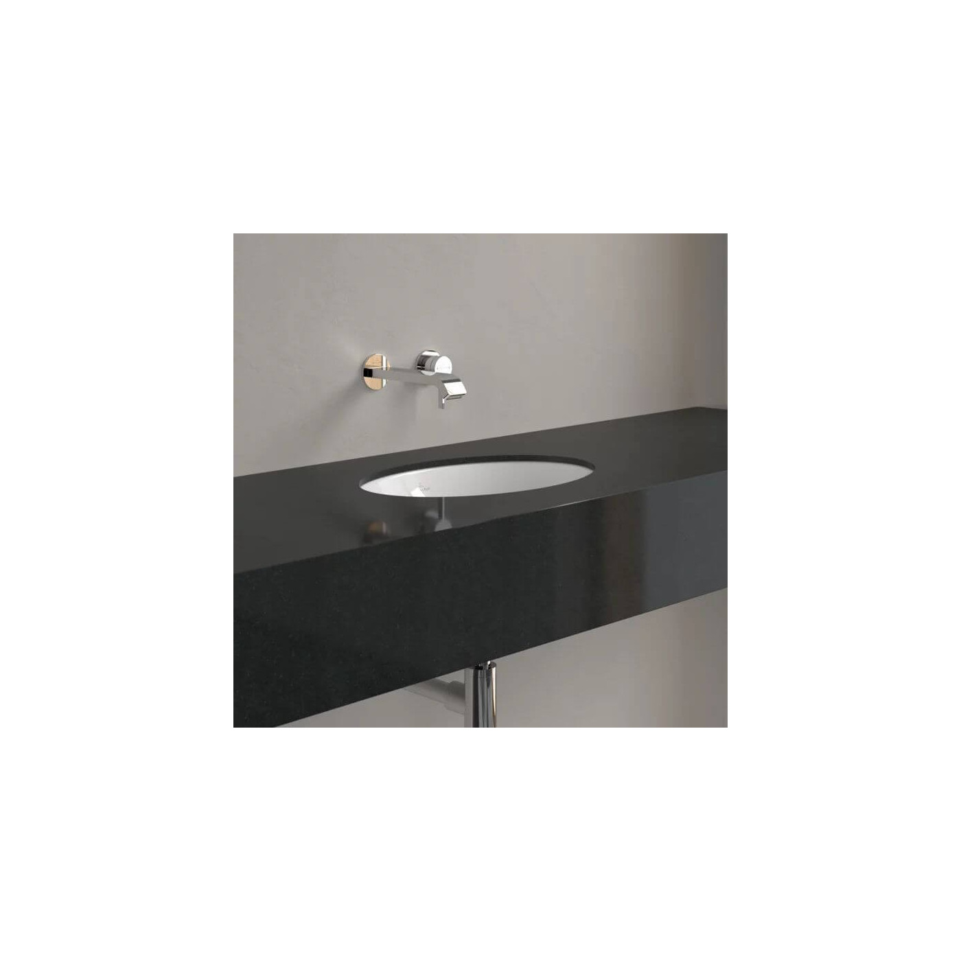 Umywalka Podblatowa Loop & Friends Z Przelewem Weiss Alpin 4A530001 Villeroy&Boch