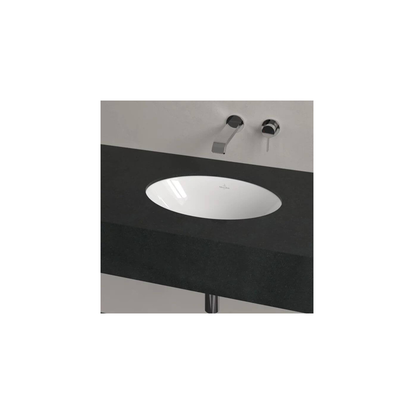 Umywalka Podblatowa Loop & Friends Z Przelewem Weiss Alpin 4A530001 Villeroy&Boch