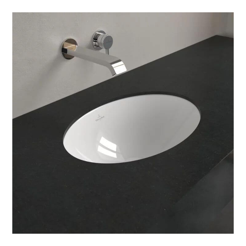 Umywalka Podblatowa Loop & Friends Z Przelewem Weiss Alpin 4A530001 Villeroy&Boch