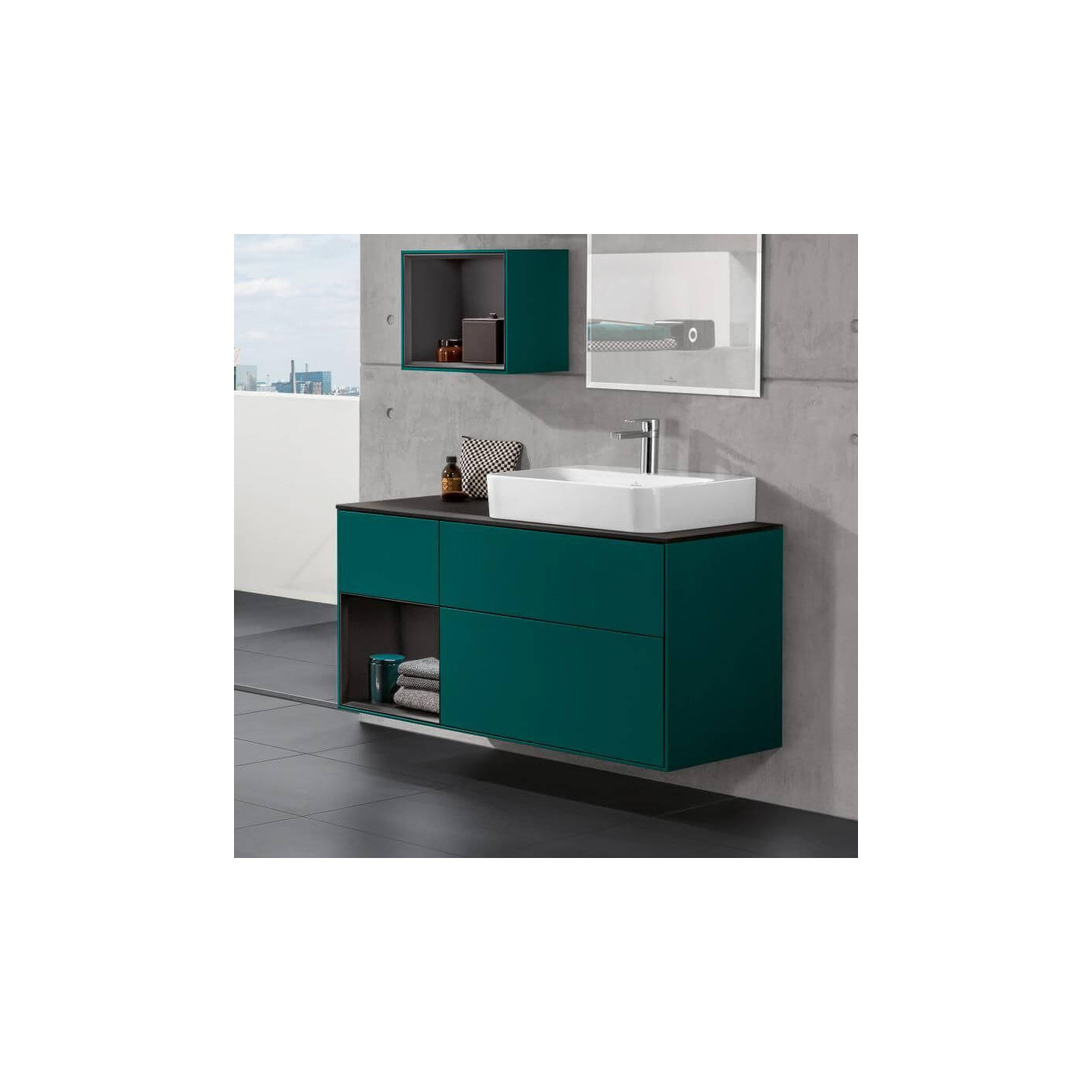 Umywalka Wisząca Finion Z Powłoką CeramicPlus Alpin Weiss 60x47 416861R1 Villeroy&Boch