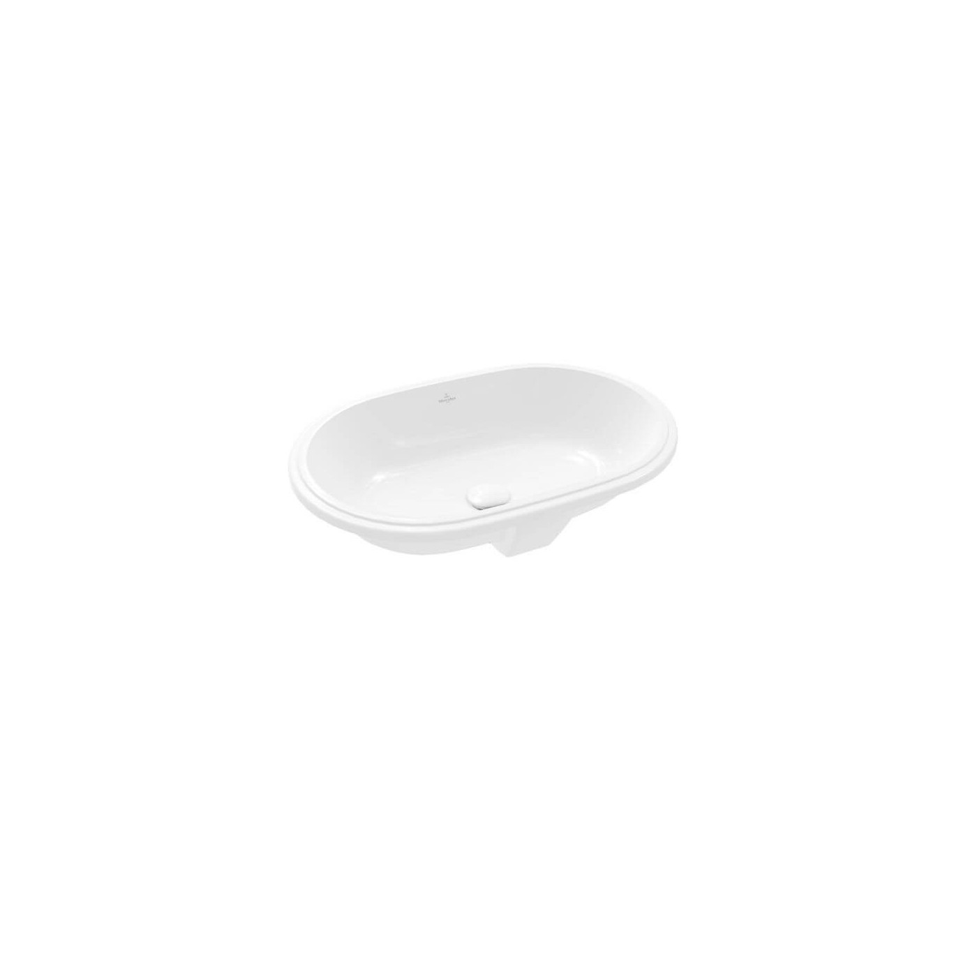 Umywalka Podblatowa Architectura Weiss Alpin 57x37,5x17,5 5A7661R1 Villeroy&Boch