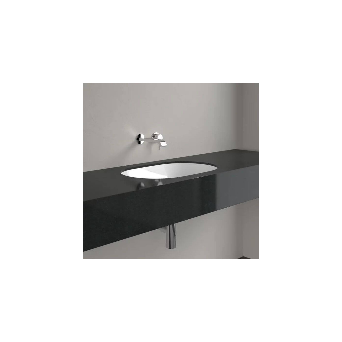 Umywalka Podblatowa Architectura Weiss Alpin 57x37,5x17,5 5A7661R1 Villeroy&Boch