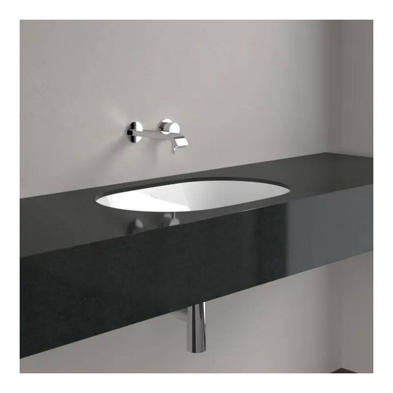 Umywalka Podblatowa Architectura Weiss Alpin 57x37,5x17,5 5A7661R1 Villeroy&Boch