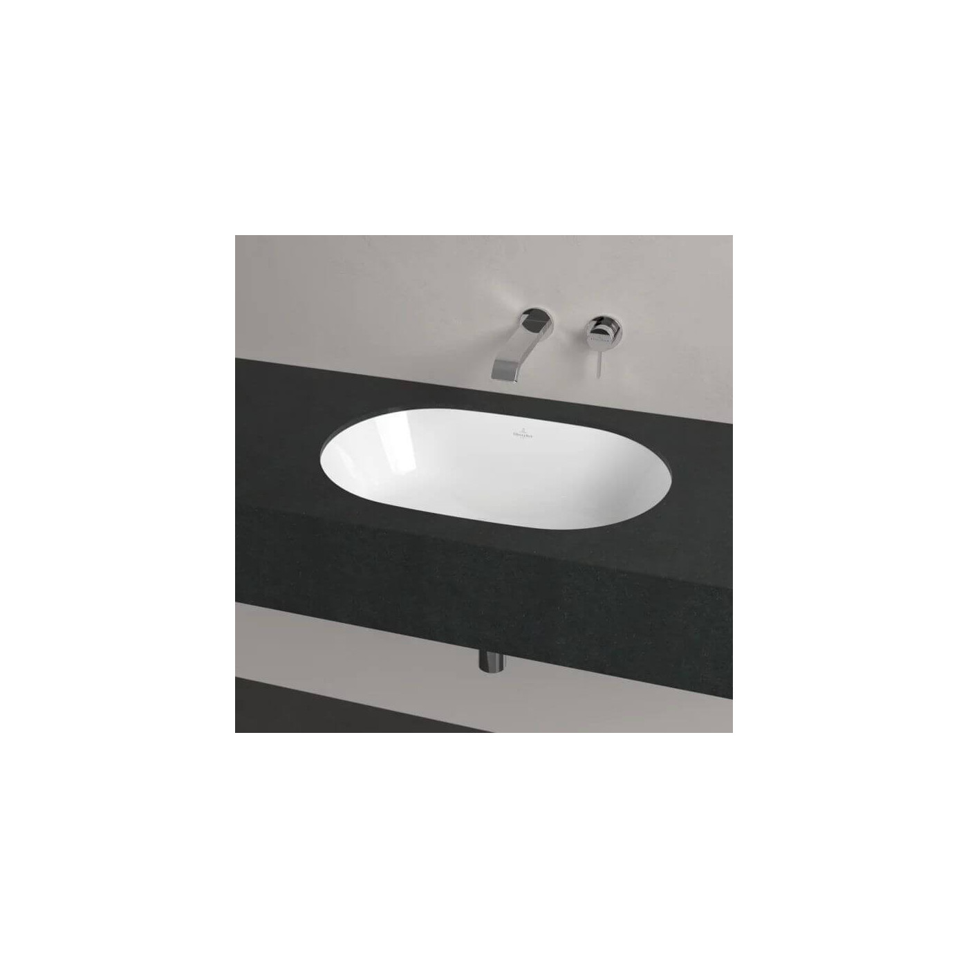 Umywalka Podblatowa Architectura Weiss Alpin 57x37,5x17,5 5A7661R1 Villeroy&Boch