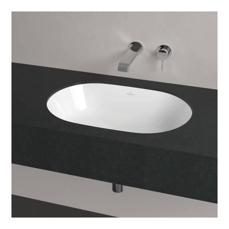 Umywalka Podblatowa Architectura Weiss Alpin 57x37,5x17,5 5A7661R1 Villeroy&Boch