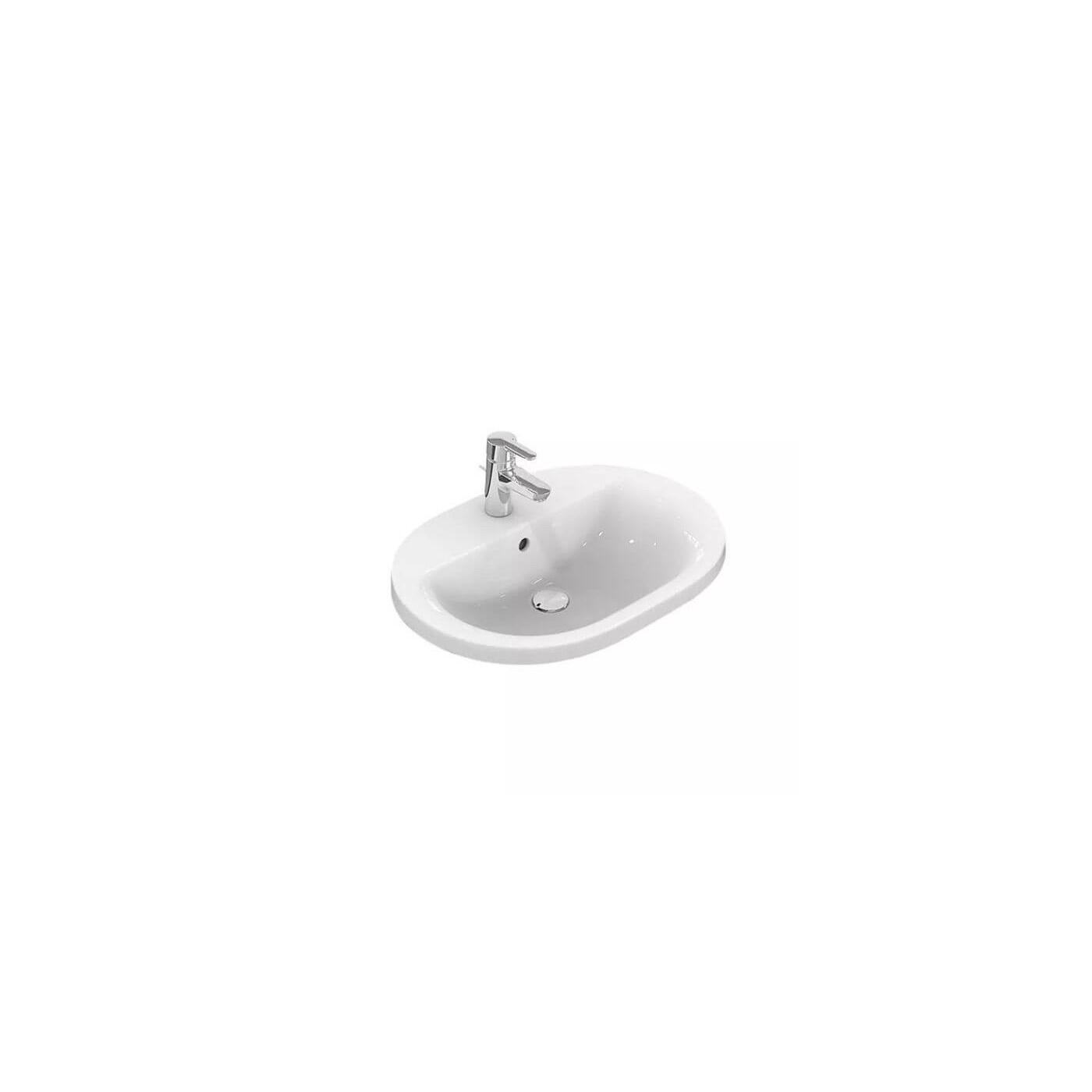 Umywalka Wpuszczana W Blat Connect 62x46 Biały E504001 Ideal Standard