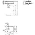 Umywalka Nablatowa Strada II 50x35 Biały T296401 Ideal Standard