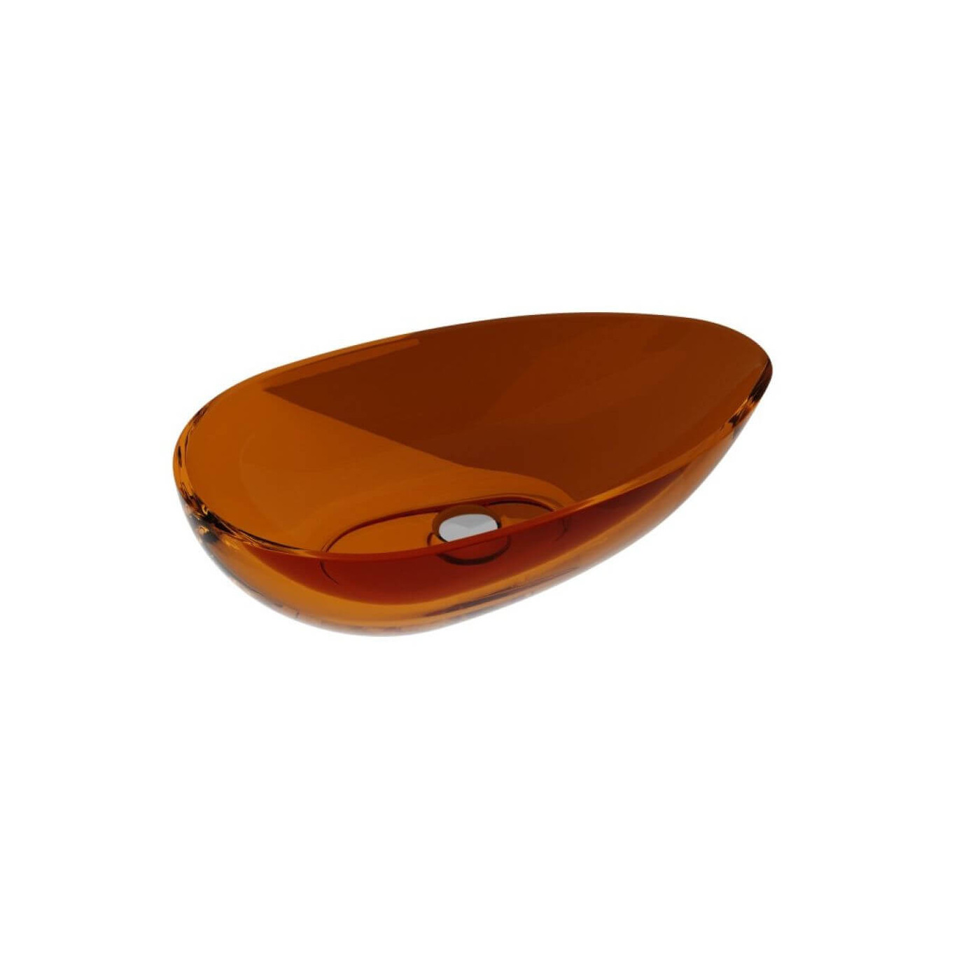 Umywalka Nablatowa Neya 60x35x15 Earth Rust UMN-60-ERC Besco