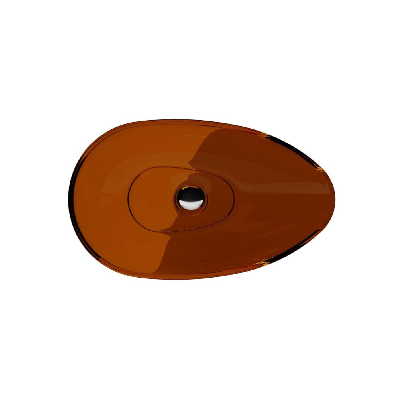 Umywalka Nablatowa Neya 60x35x15 Earth Rust UMN-60-ERB Besco