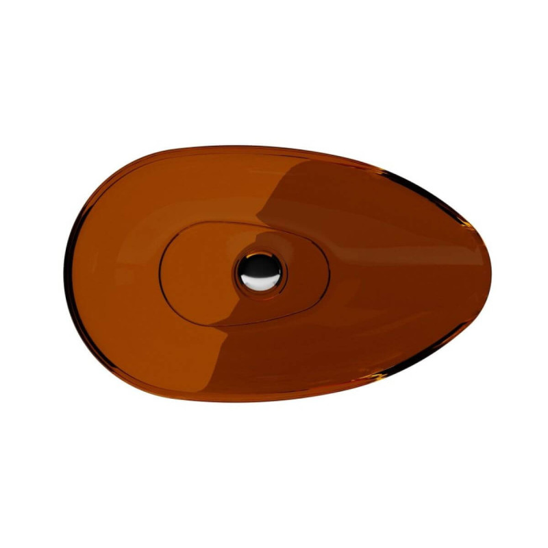 Umywalka Nablatowa Neya 60x35x15 Earth Rust UMN-60-ERB Besco