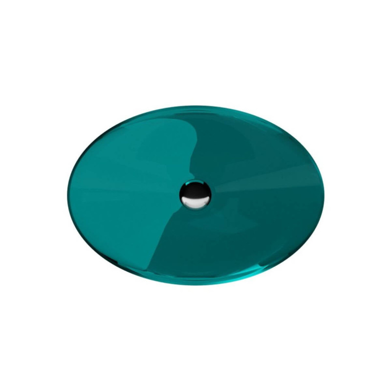 Umywalka Nablatowa Anya 50x35x15 Ocean Breeze UMA-50-OBW Besco