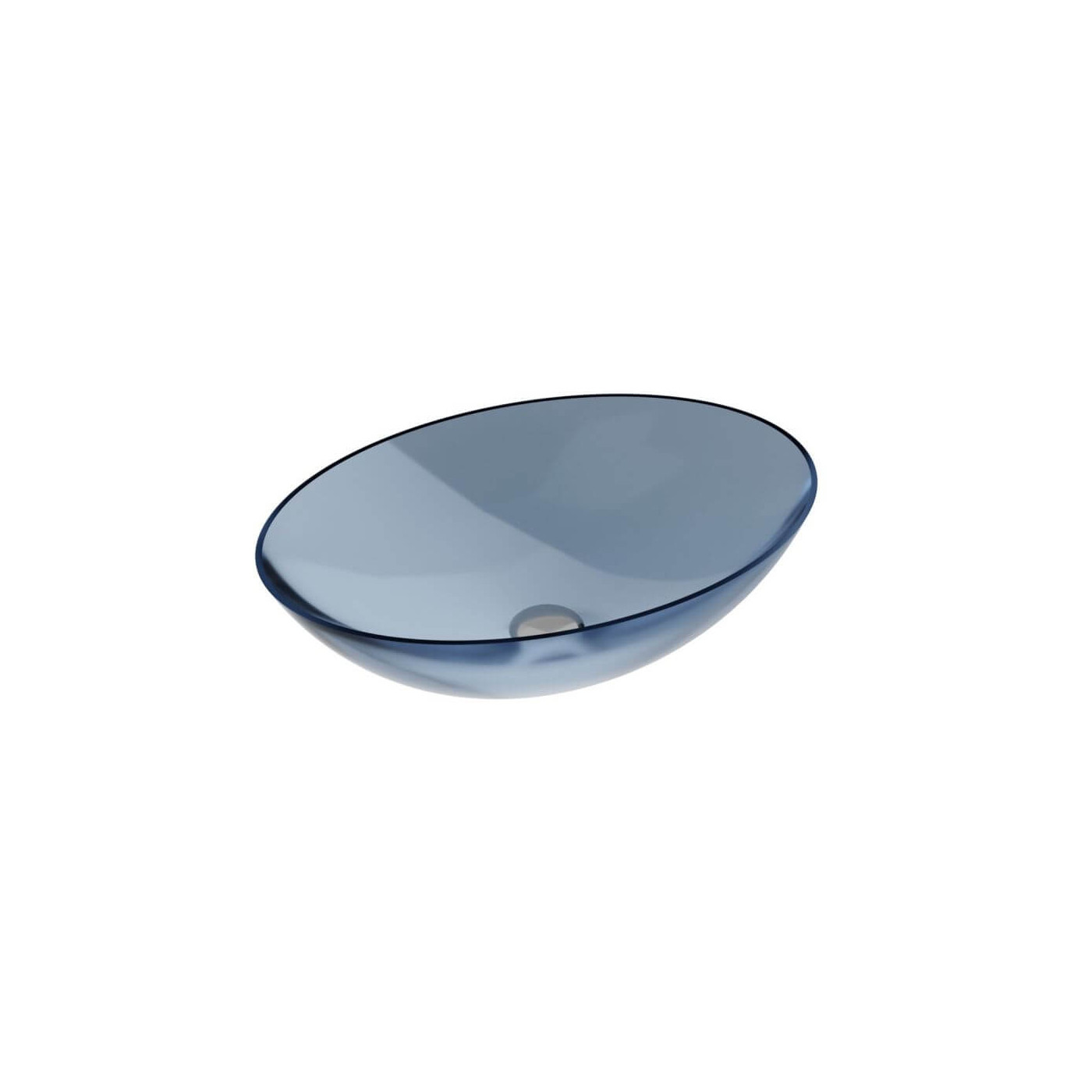 Umywalka Nablatowa Anya 50x35x15 Blue Wave UMA-50-BWC Besco