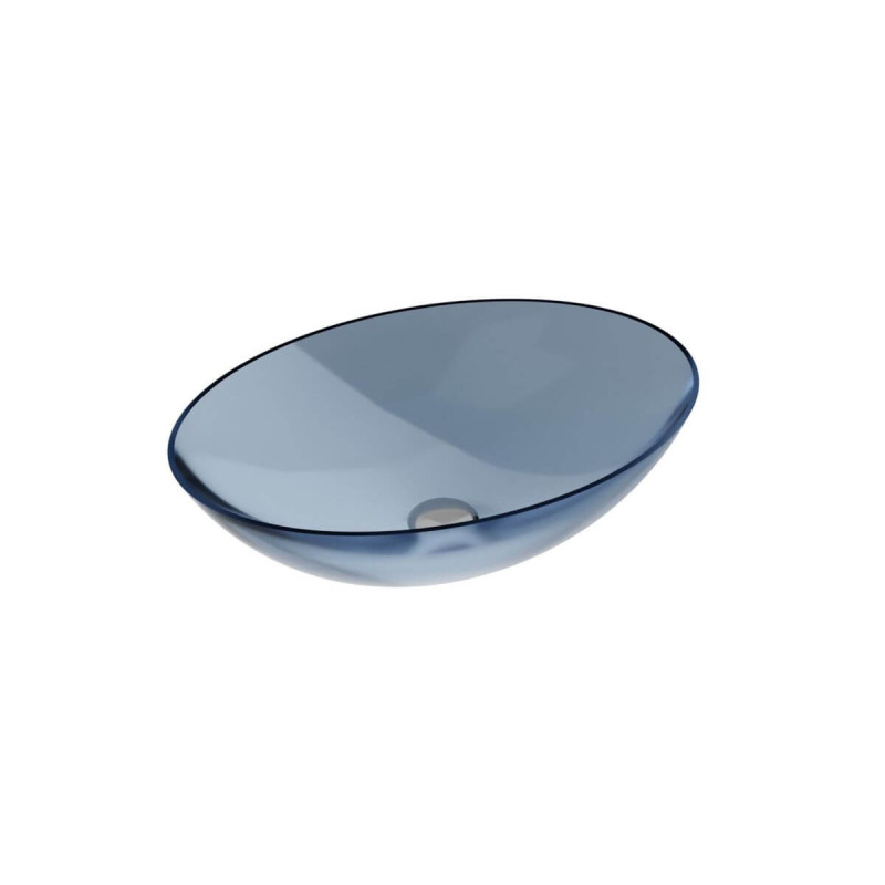 Umywalka Nablatowa Anya 50x35x15 Blue Wave UMA-50-BWB Besco