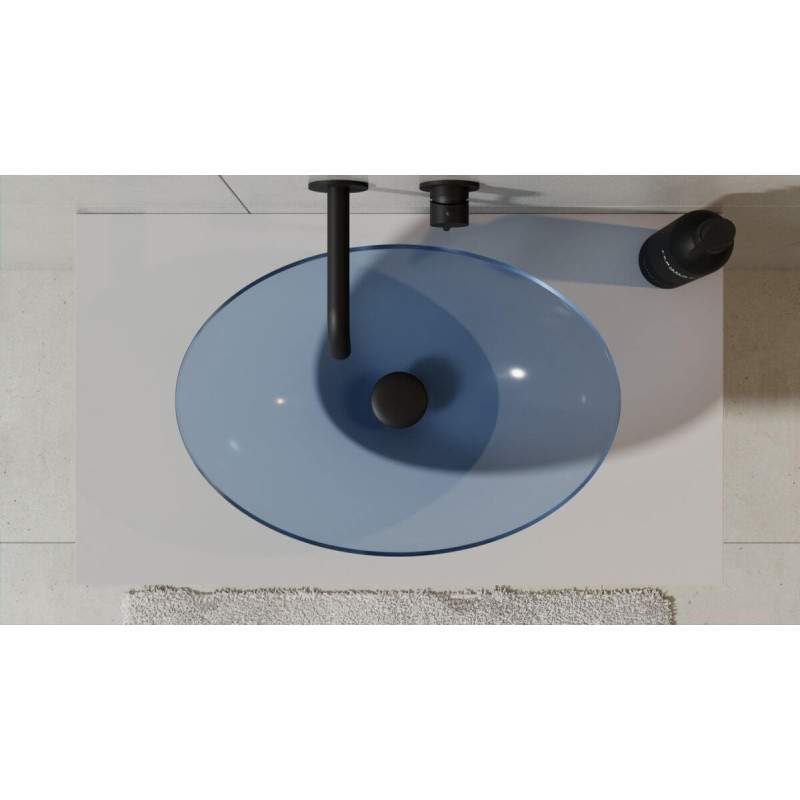 Umywalka Nablatowa Anya 50x35x15 Blue Wave UMA-50-BWB Besco