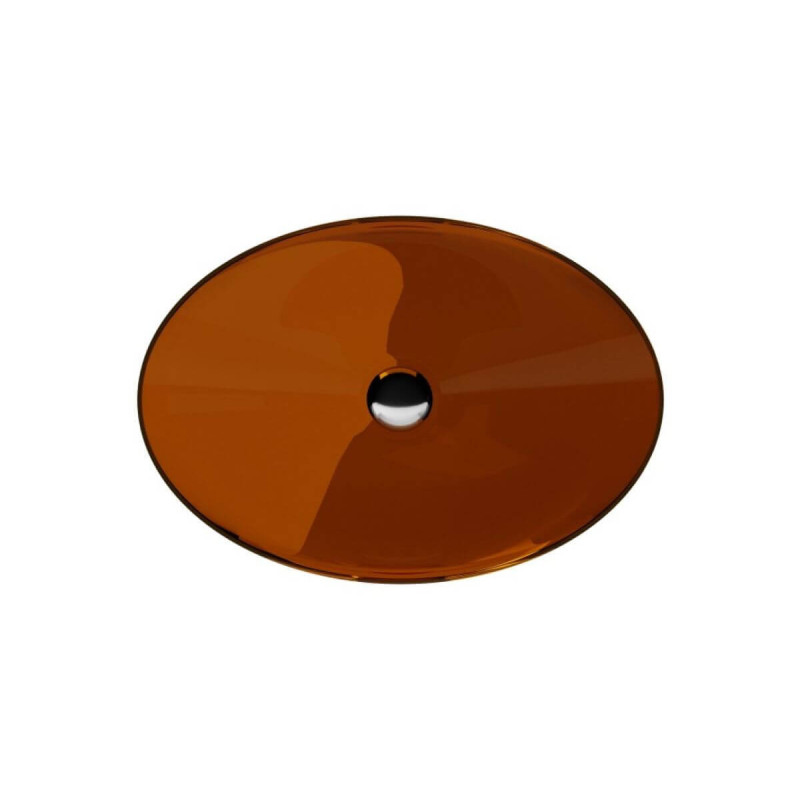 Umywalka Nablatowa Anya 50x35x15 Earth Rust UMA-50-ERC Besco