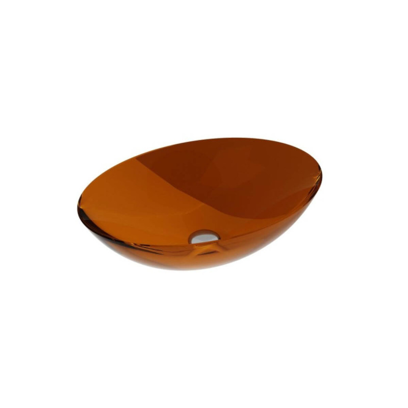 Umywalka Nablatowa Anya 50x35x15 Earth Rust UMA-50-ERW Besco