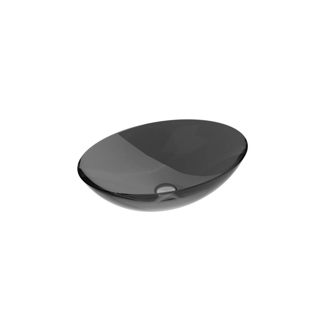 Umywalka Nablatowa Anya 50x35x15 Carbon Grey UMA-50-CGB Besco