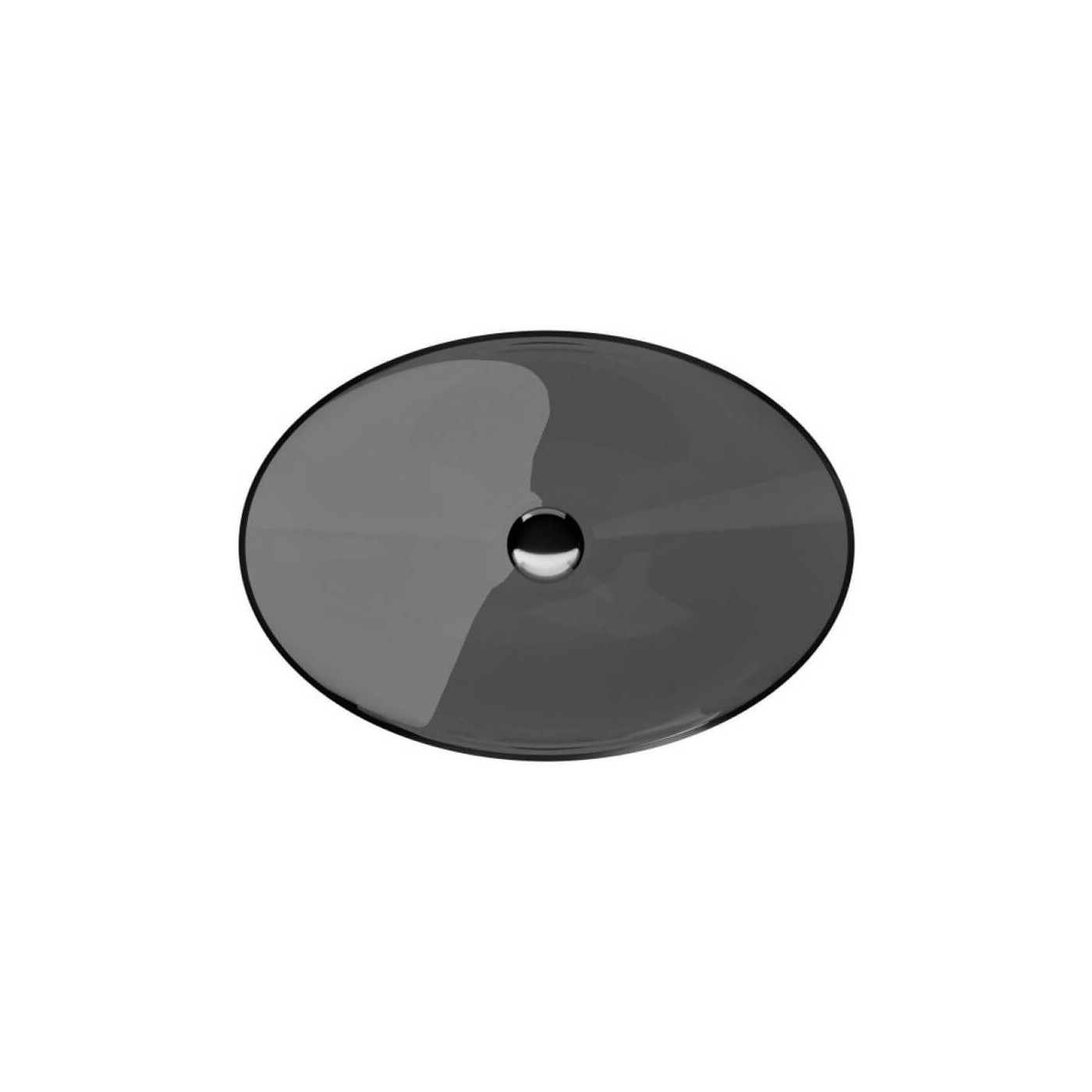 Umywalka Nablatowa Anya 50x35x15 Carbon Grey UMA-50-CGB Besco