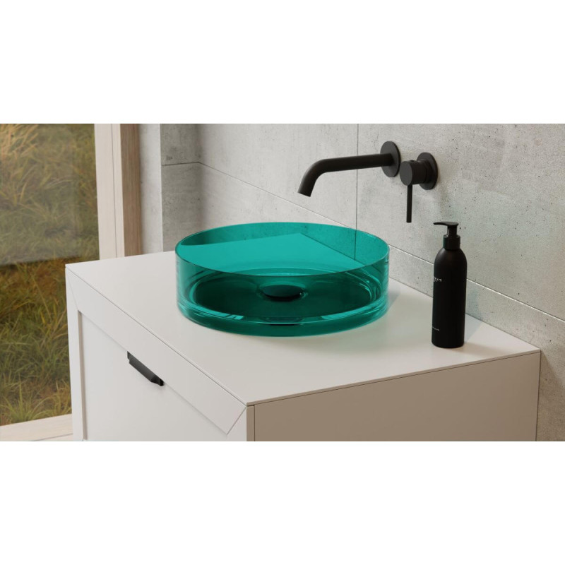 Umywalka Nablatowa Enya 36x36x10 Ocean Breeze UME-36-OBC Besco