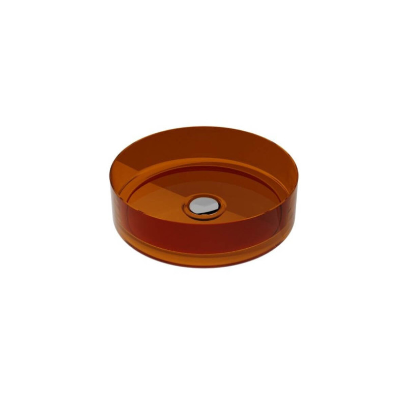 Umywalka Nablatowa Enya 36x36x10 Earth Rust UME-36-ERC Besco