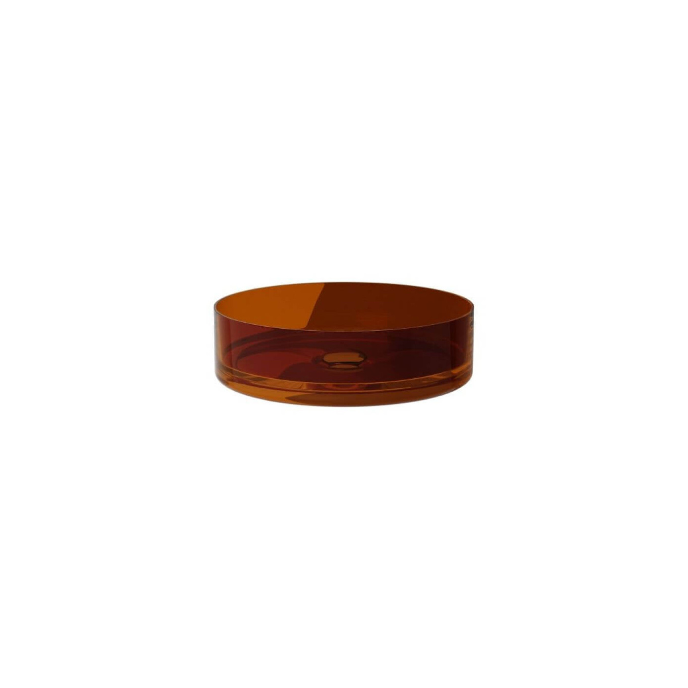Umywalka Nablatowa Enya 36x36x10 Earth Rust UME-36-ERW Besco