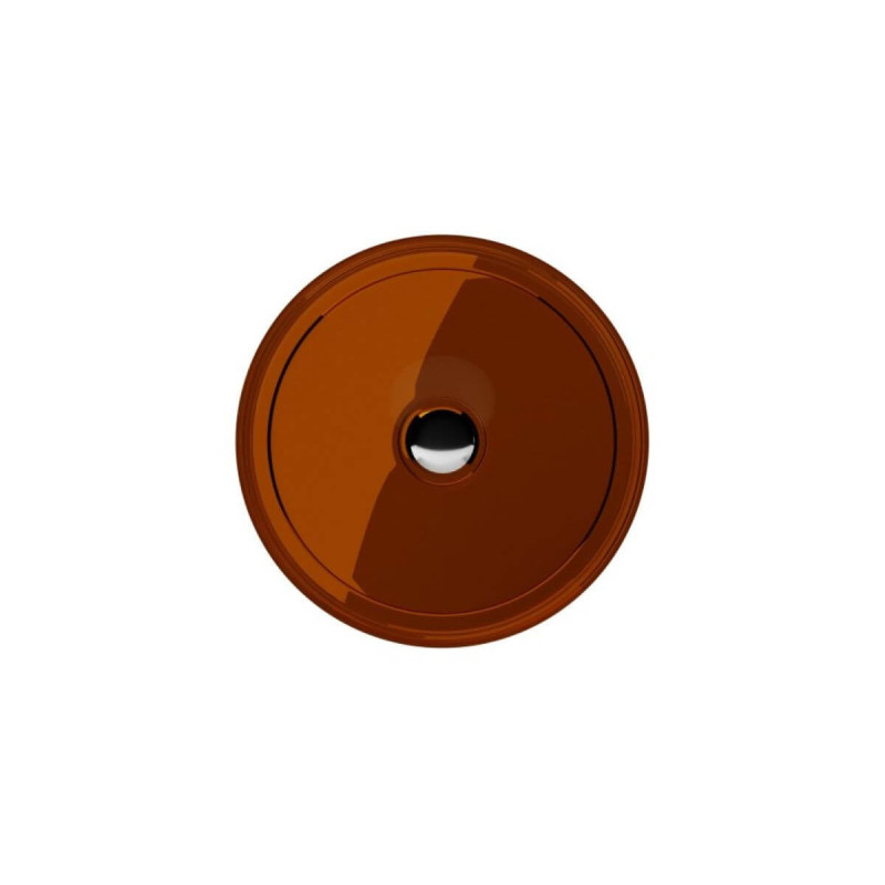 Umywalka Nablatowa Enya 36x36x10 Earth Rust UME-36-ERW Besco
