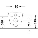 Miska WC Wisząca Rimless Me By Starck 37x57 Biały 2529090000 Duravit