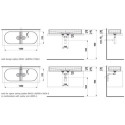 Umywalka Nablatowa Sonar 100x37 H8123490001121 Laufen