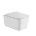Miska WC Podwieszana Bezrantowa z Deską Wolnoopadająca LEX 1.0 49,5x35 1148 Emporia