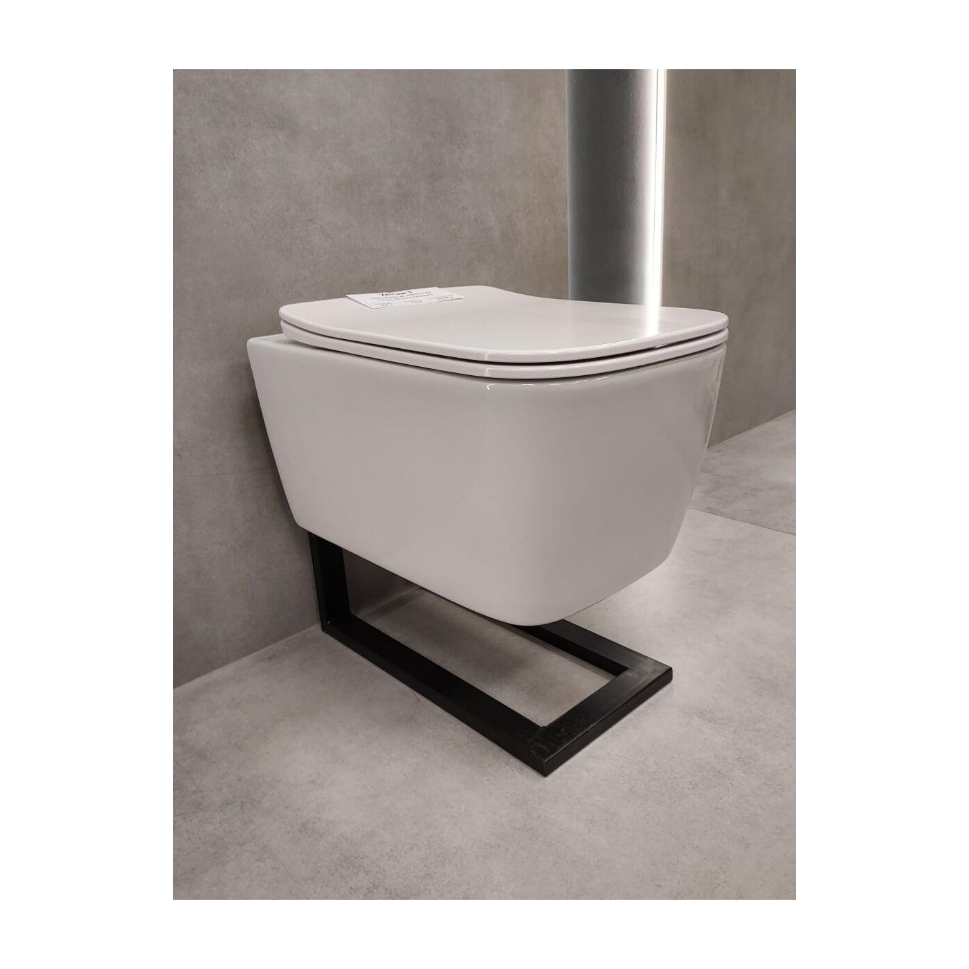 Miska WC Podwieszana Bezrantowa z Deską Wolnoopadająca LEX 1.0 49,5x35 1148 Emporia