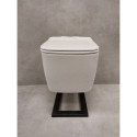 Miska WC Podwieszana Bezrantowa z Deską Wolnoopadająca LEX 1.0 49,5x35 1148 Emporia