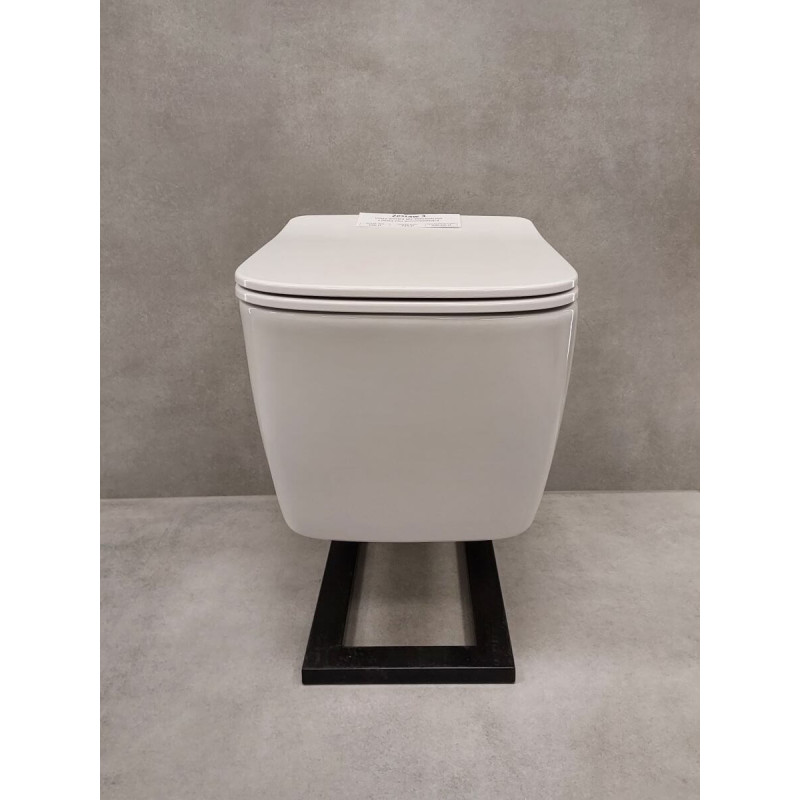 Miska WC Podwieszana Bezrantowa z Deską Wolnoopadająca LEX 1.0 49,5x35 1148 Emporia