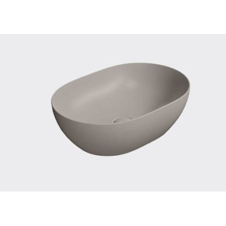 Umywalka Nablatowa Pura 50x35 Tortora Mat 886005 Gsi