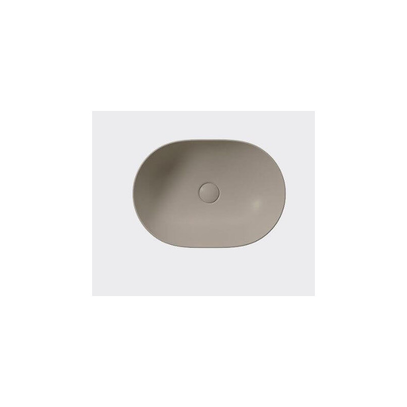 Umywalka Nablatowa Pura 50x35 Tortora Mat 886005 Gsi