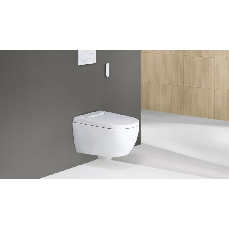 Toaleta Myjąca Wisząca Bez Kołnierza AquaClean Alba Biała 146.350.01.1 Geberit