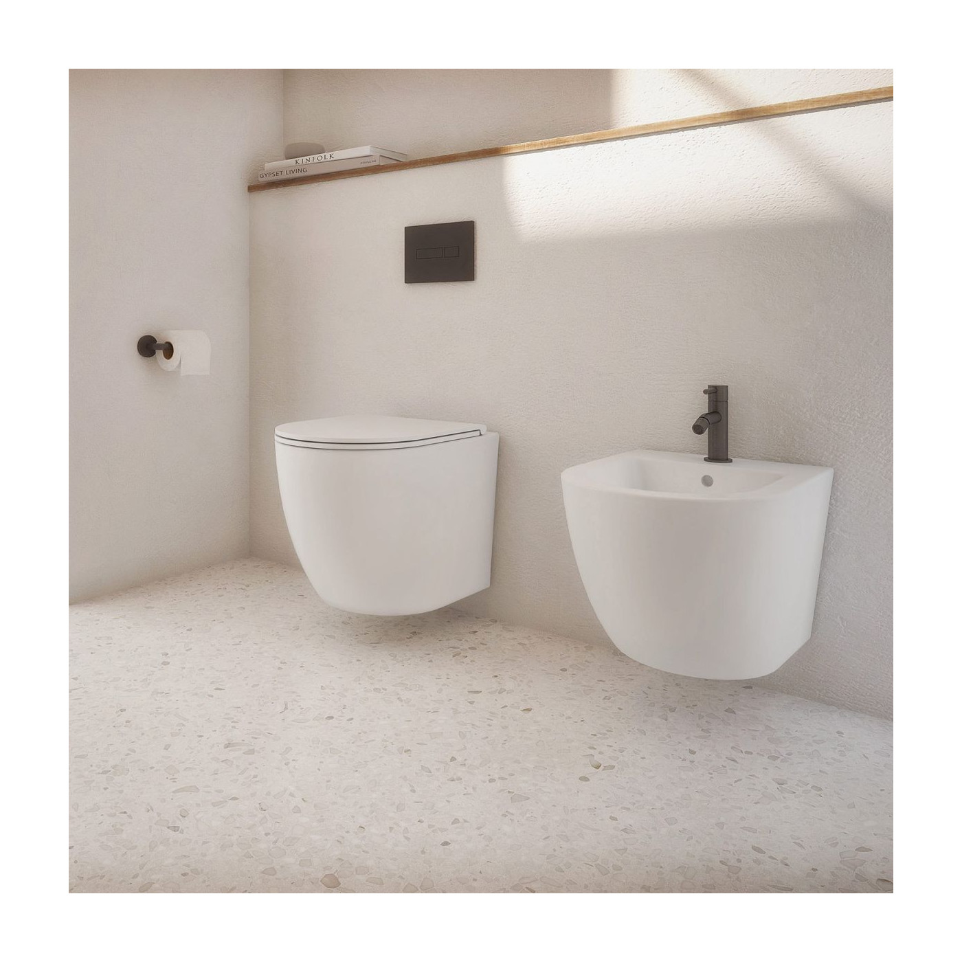 Bidet Wiszący Ottawa 28,5x37 Biały OTTAWABIBP Omnires