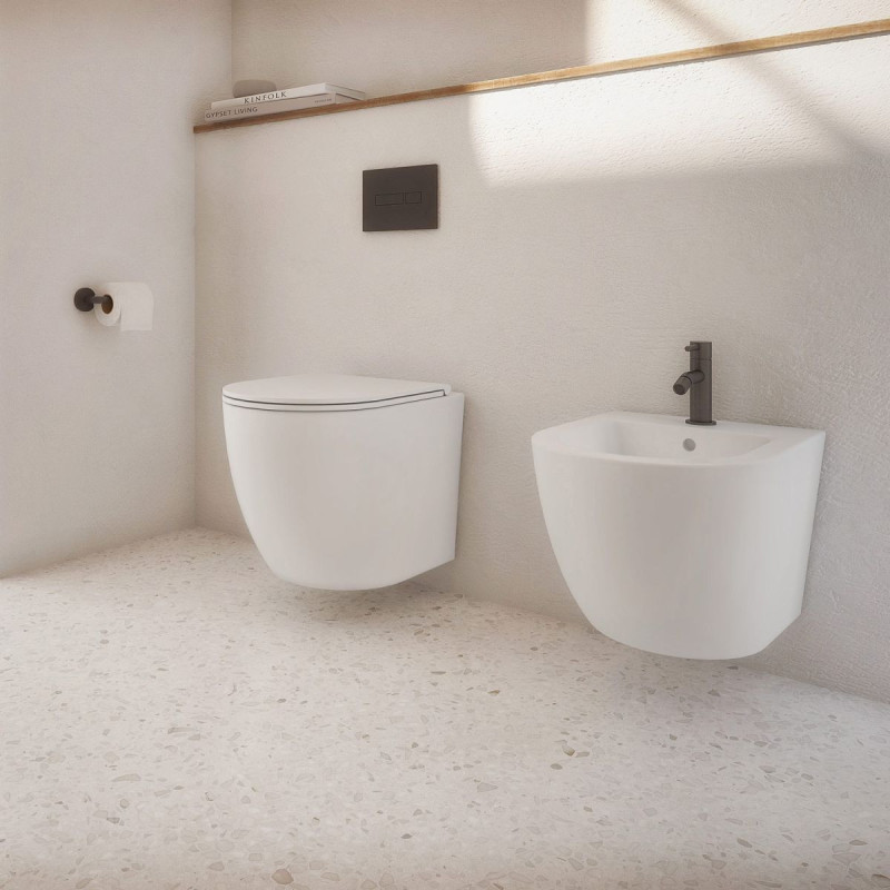Bidet Wiszący Ottawa 28,5x37 Biały OTTAWABIBP Omnires
