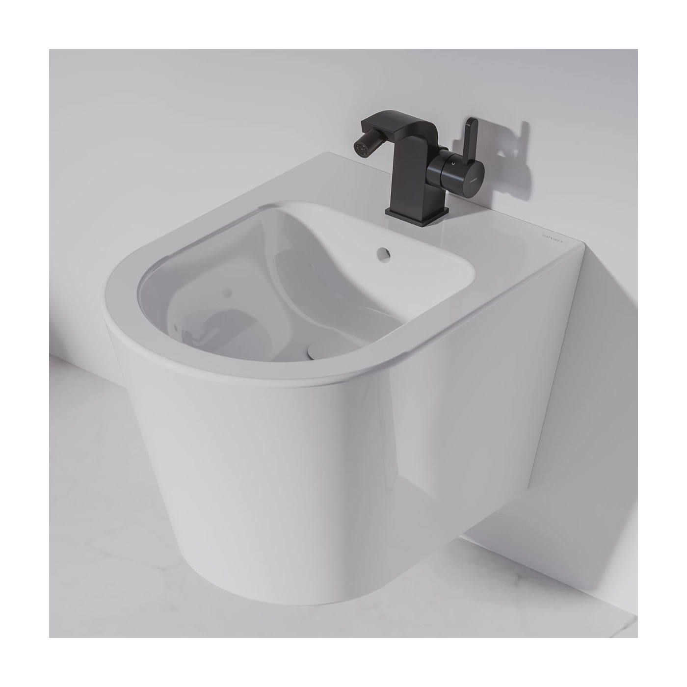 Bidet Wiszący Tampa 51x37 Biały TAMPABIBP Omnires