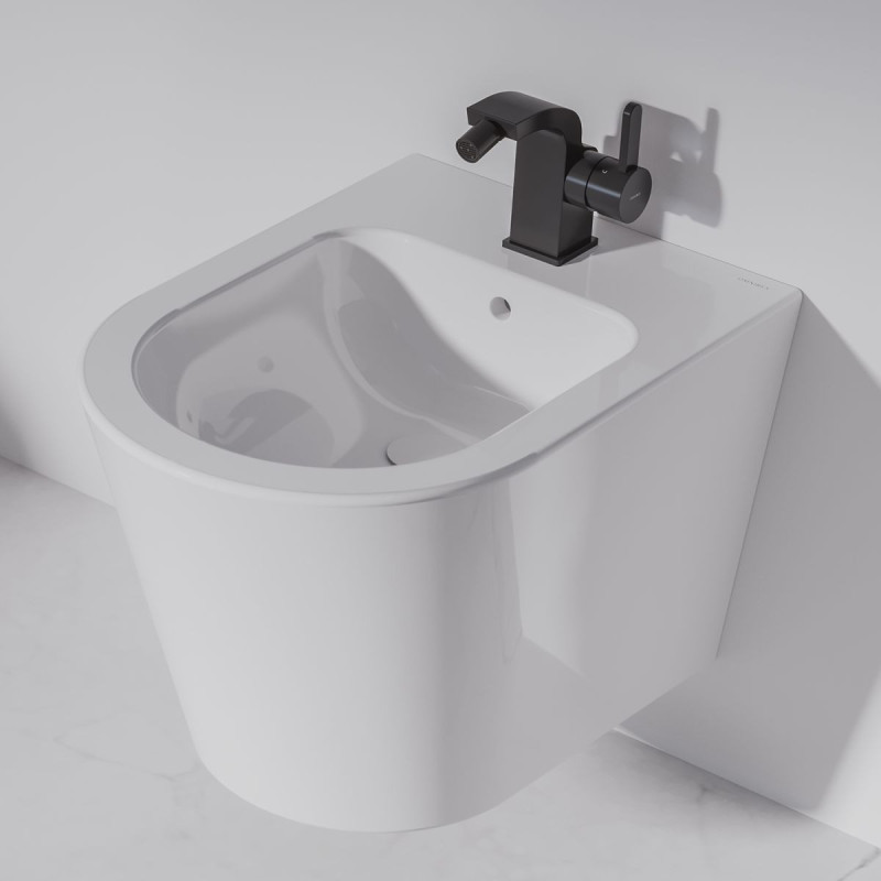 Bidet Wiszący Tampa 51x37 Biały TAMPABIBP Omnires