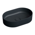 Umywalka Nablatowa Ovo Black Lava Mat 55x36 OVOUNBLV Omnires