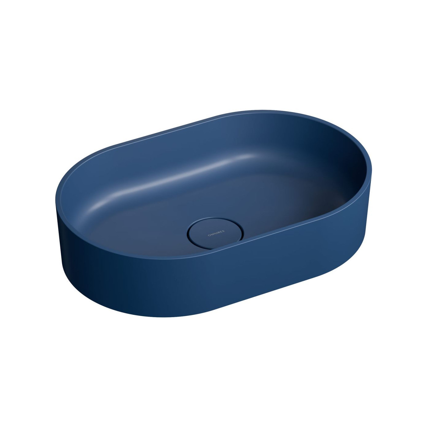 Umywalka Nablatowa Ovo Midnight blue Mat 55x36 OVOUNMB Omnires