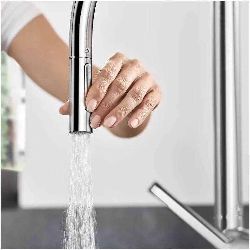 Jednouchwytowa Bateria Kuchenna Talis M54 210 Z Wyciąganą Wylewką 72801000 Hansgrohe