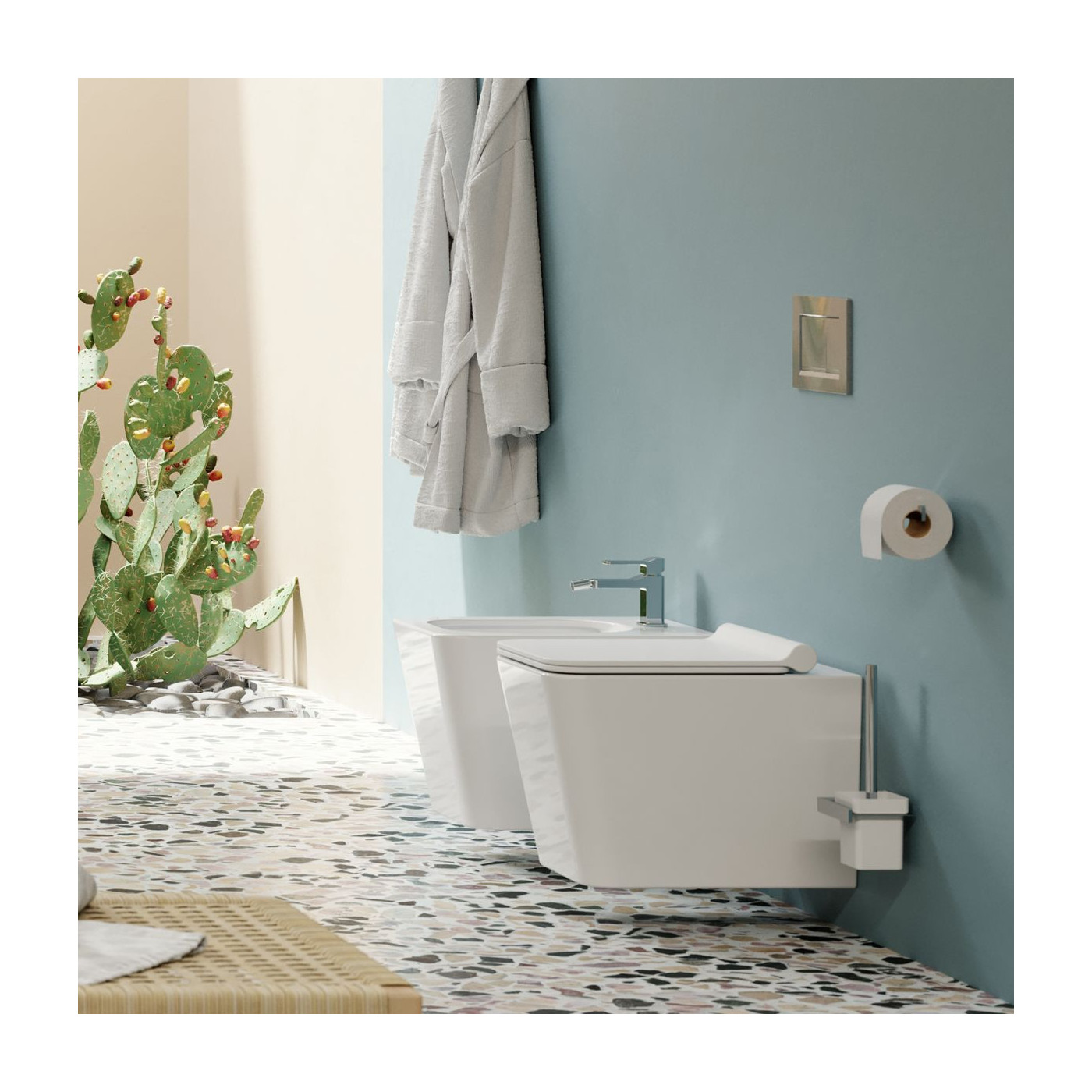 Zestaw WC Boston Biały 53x36 BOSTONMWBP Omnires