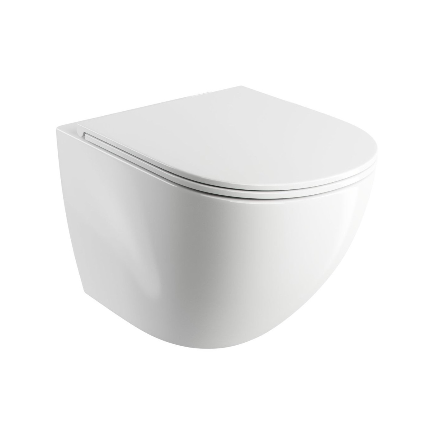 Zestaw WC Ottawa Biały 49x36,5 OTTAWAMWBP Omnires